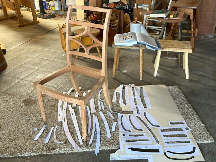 Templates for a Seymour side chair