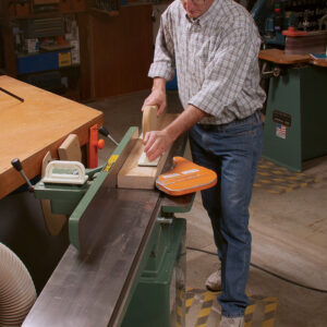 push a pad for pressure on the jointer